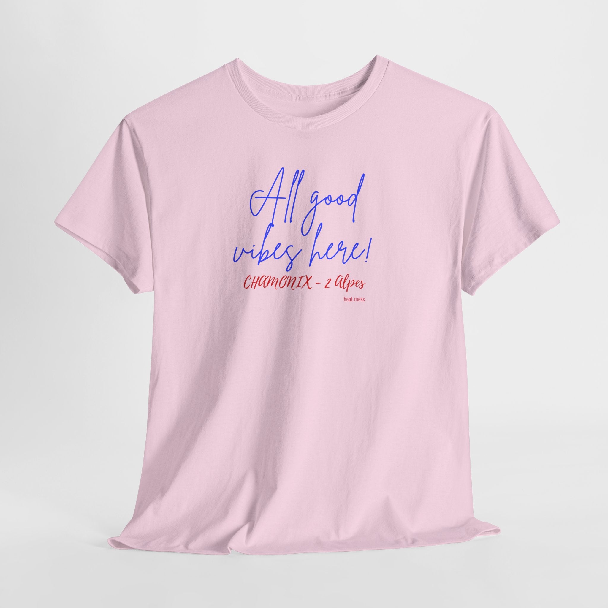 All Good Vibes Here T-Shirt - Heat Mess