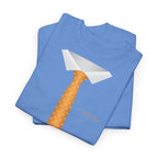 Orange Necktie & Collar Design T-Shirt - Heat Mess
