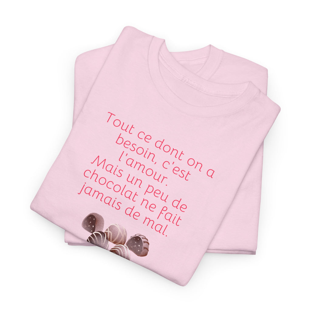 French Chocolate Quote Tee - Heat Mess