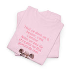 French Chocolate Quote Tee - Heat Mess