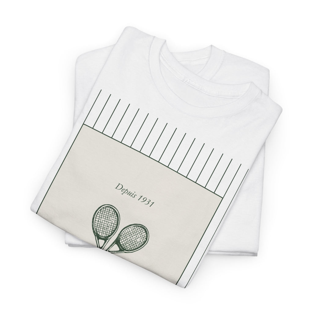 Tennis Club Racket T-Shirt - Heat Mess