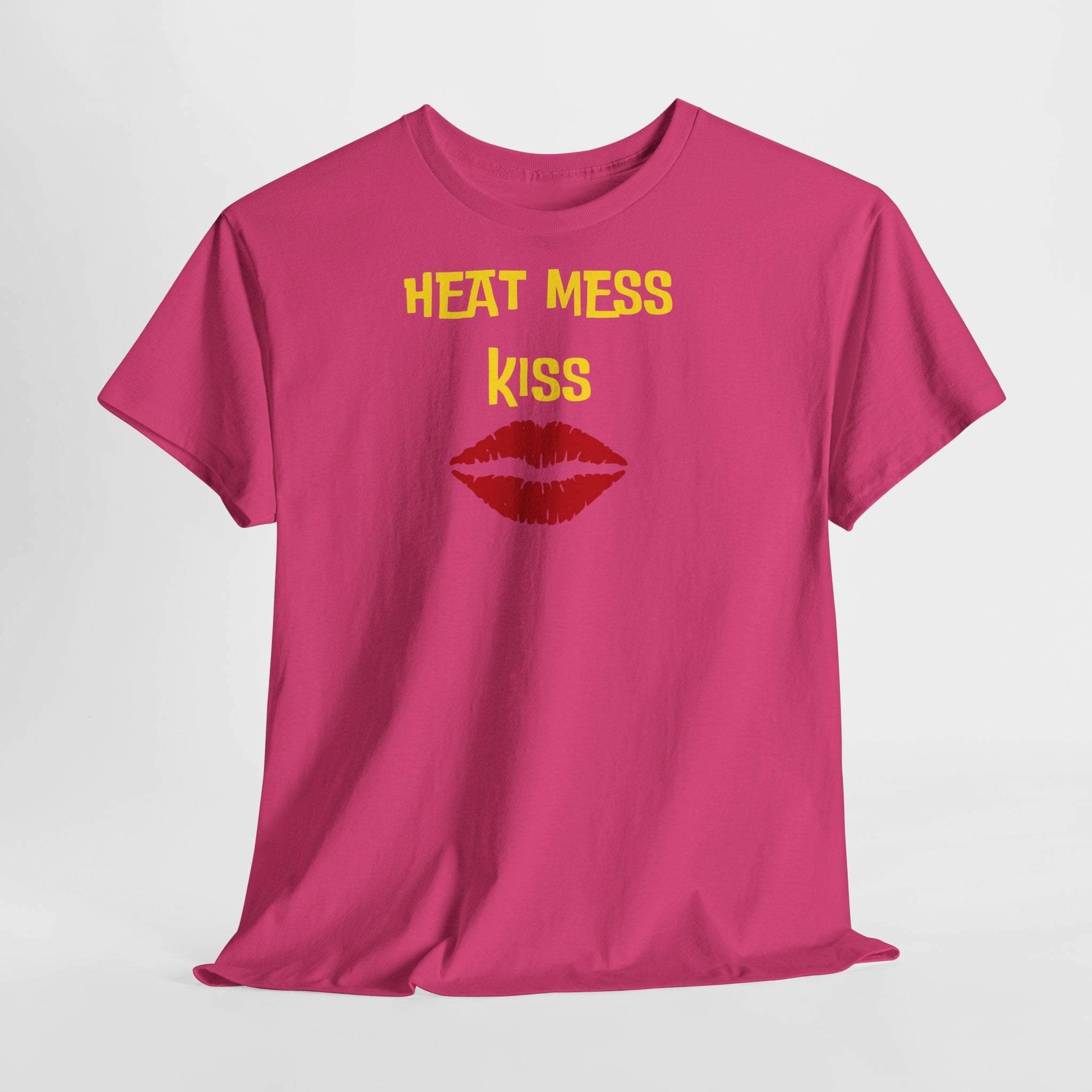 "Heat Mess Kiss" Graphic T-Shirt - Heat Mess