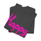 Happy Script T‑Shirt - Heat Mess