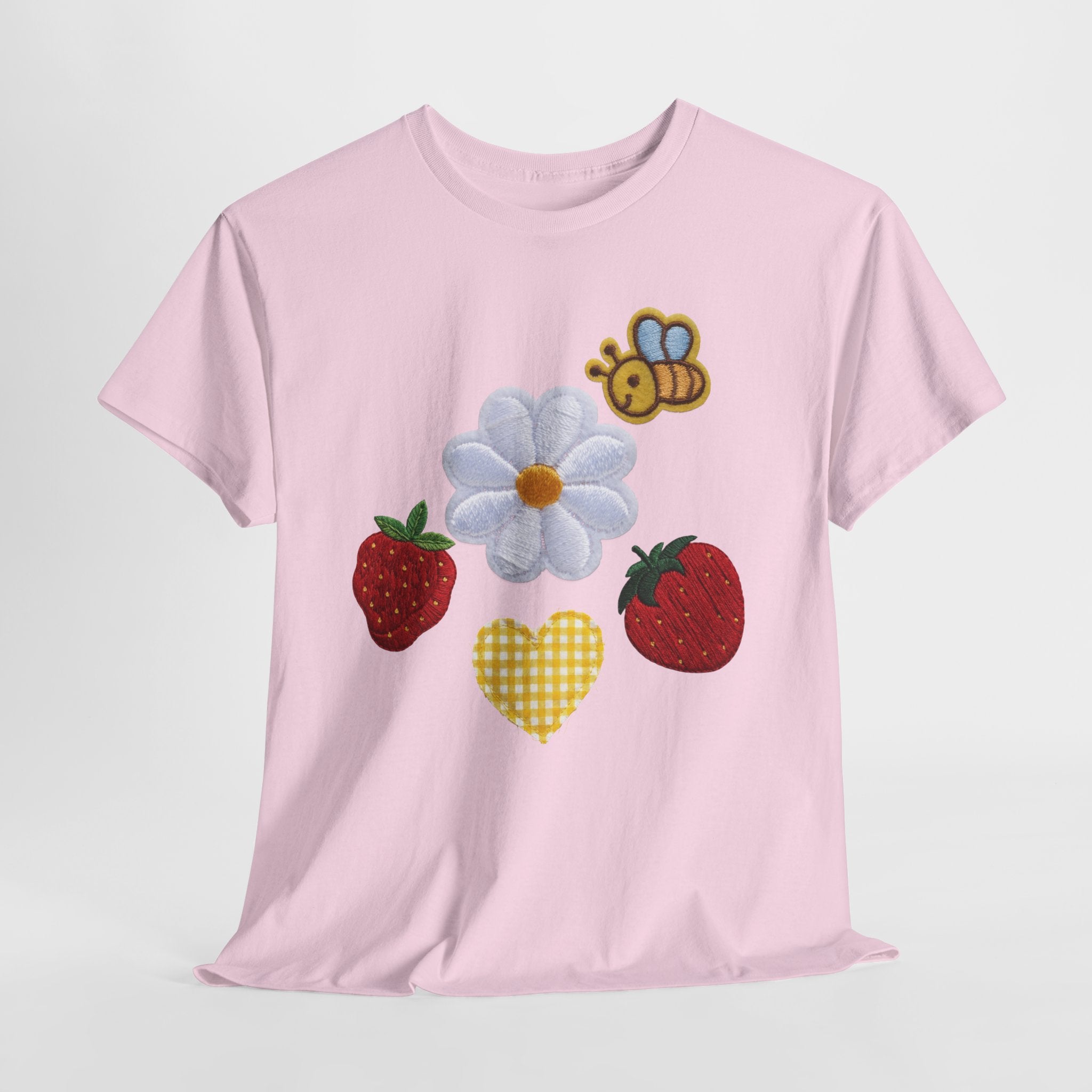 Strawberry Bee Daisy T-Shirt - Heat Mess