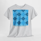 Blue "Keep Heart, Keep Smiling" T-Shirt - Heat Mess