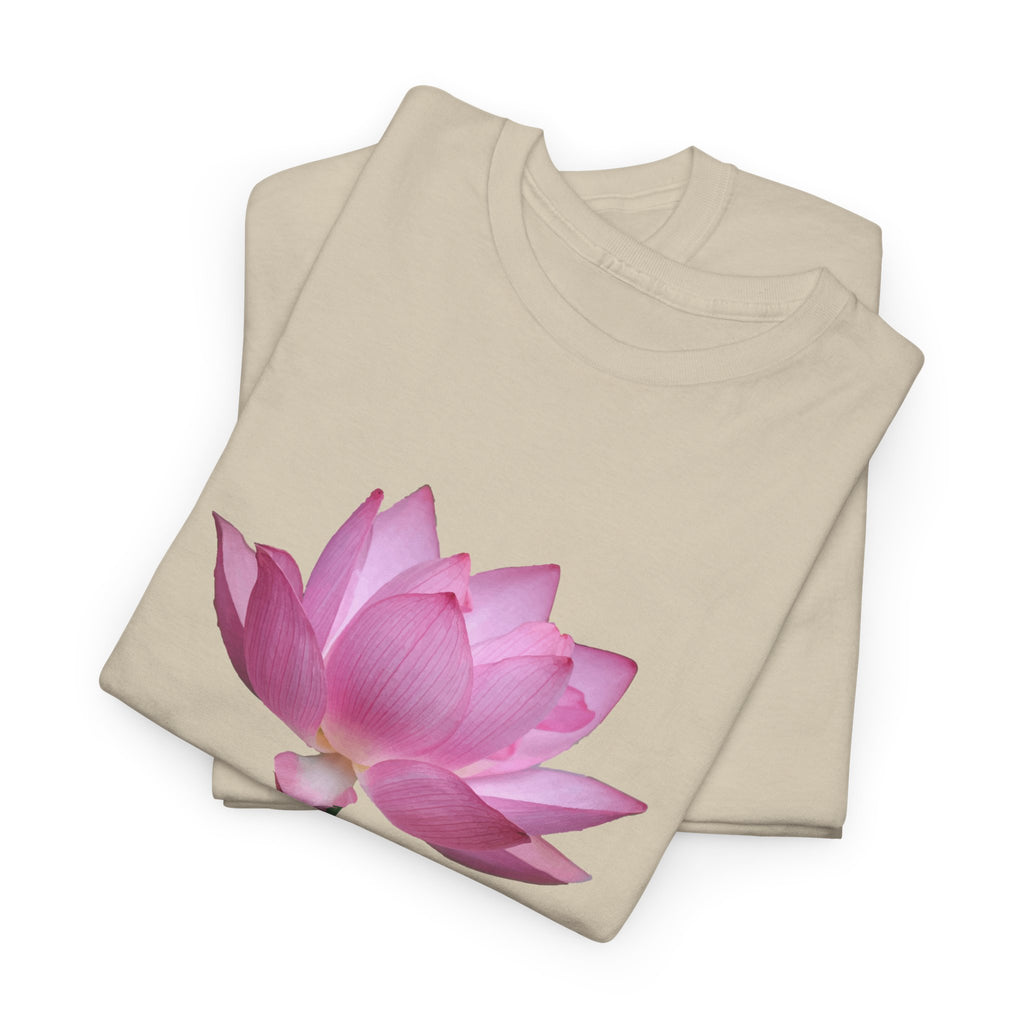 Pink Lotus Floral T-Shirt - Heat Mess