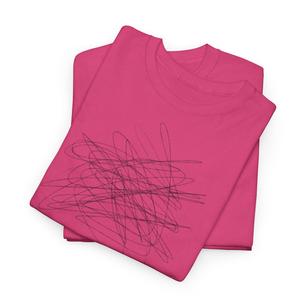 Abstract Scribble T‑Shirt - Heat Mess