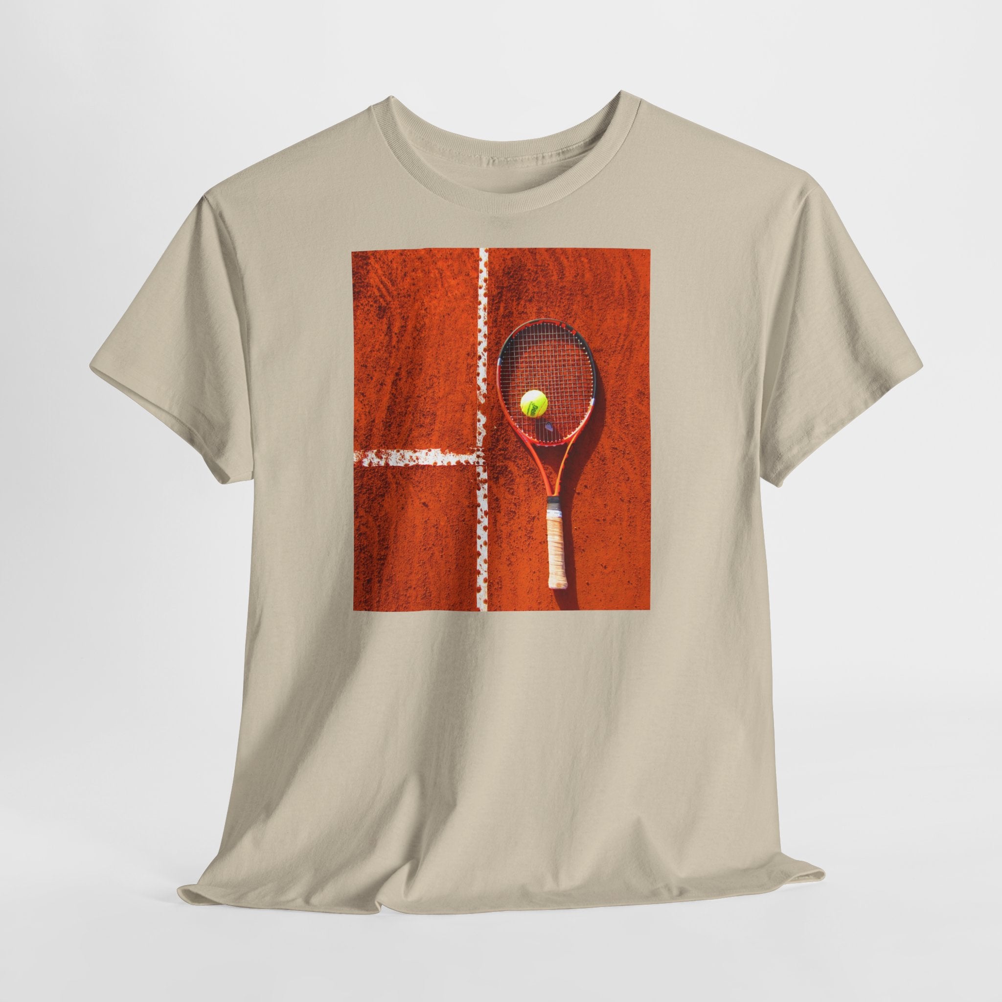 Tennis Racket & Ball T‑Shirt - Heat Mess