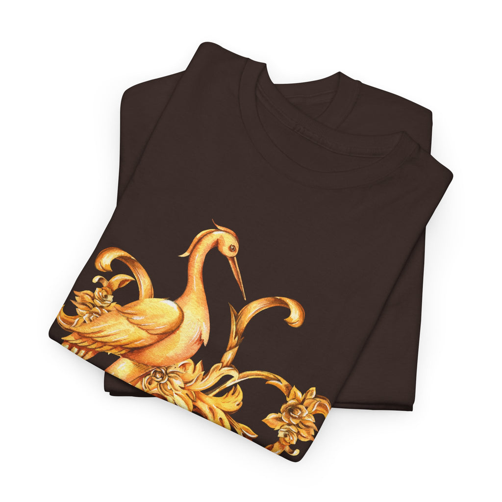 Floral Golden T'Shirt - Heat Mess
