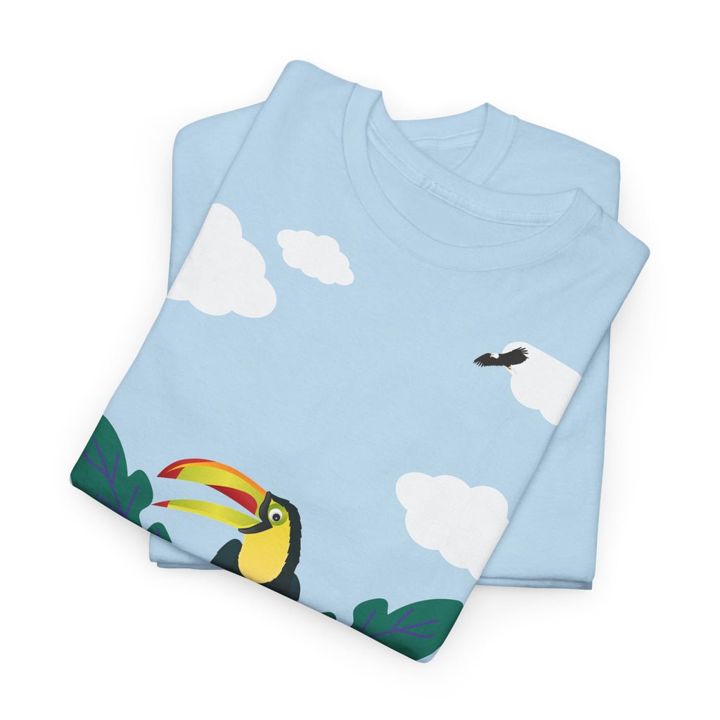 Toucan Tropical Jungle T-Shirt - Heat Mess