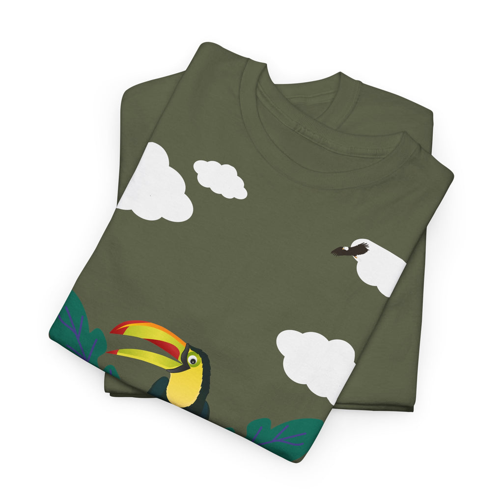 Toucan Tropical Jungle T-Shirt - Heat Mess
