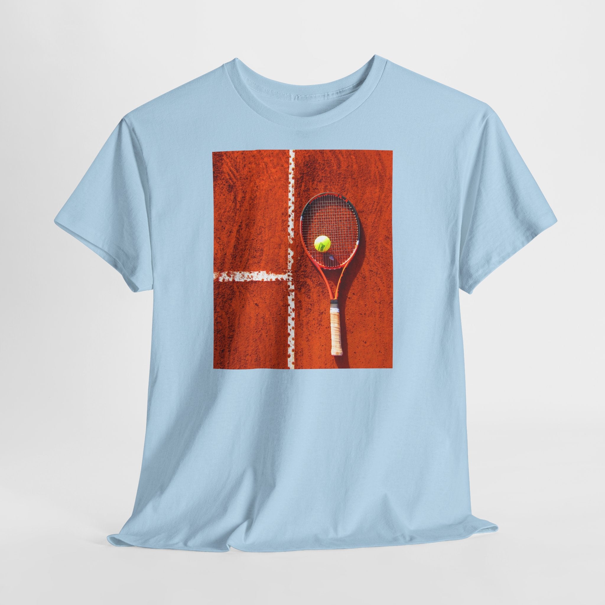 Tennis Racket & Ball T‑Shirt - Heat Mess