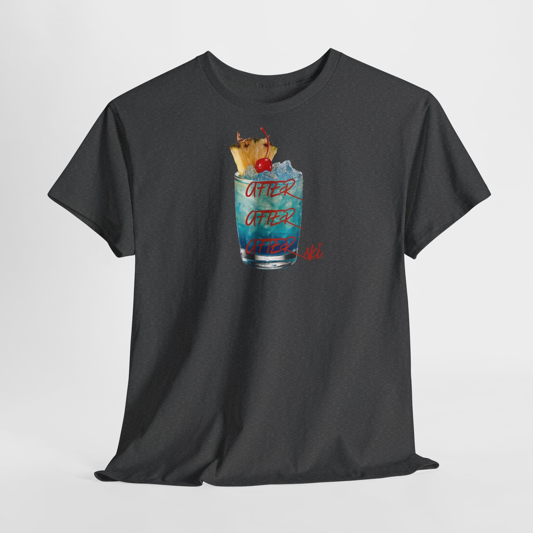 Cocktail Glass After Ski T-Shirt - Heat Mess