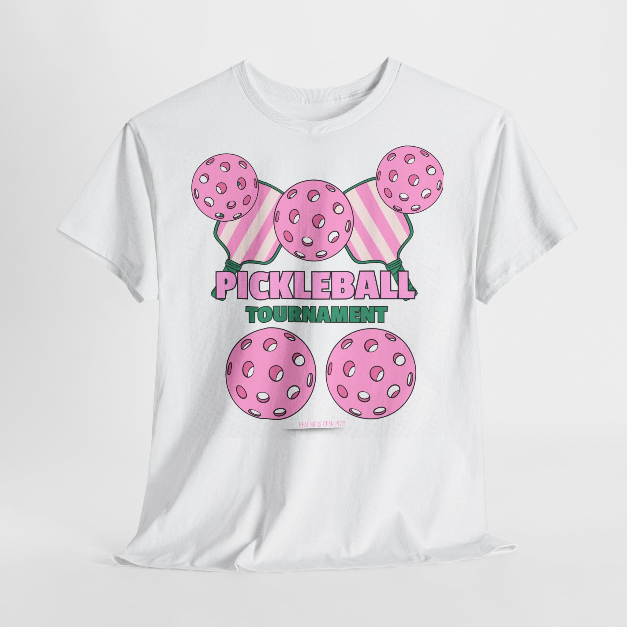 Pickleball Tournament T-Shirt - Heat Mess