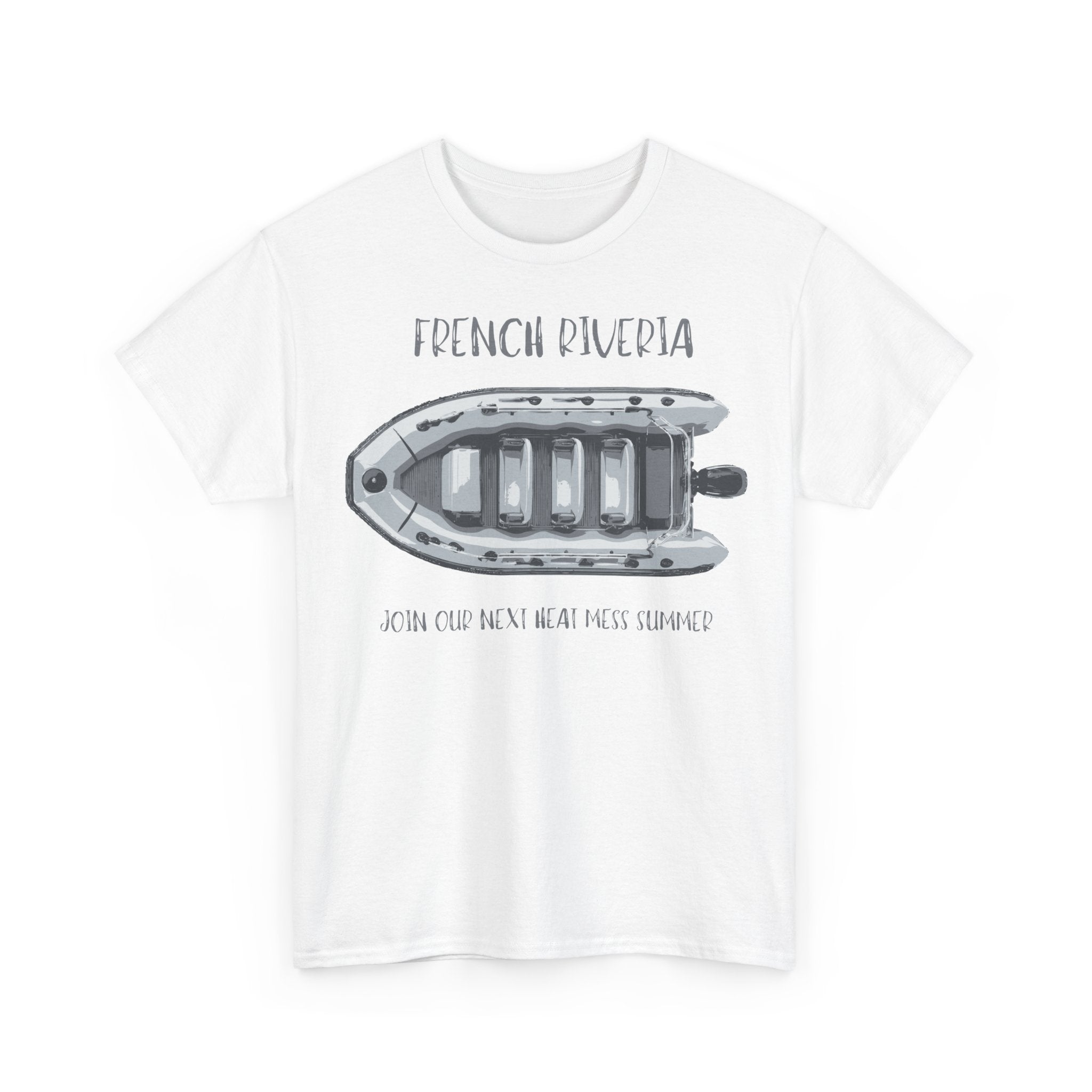 French Riviera Boat T-Shirt - Heat Mess