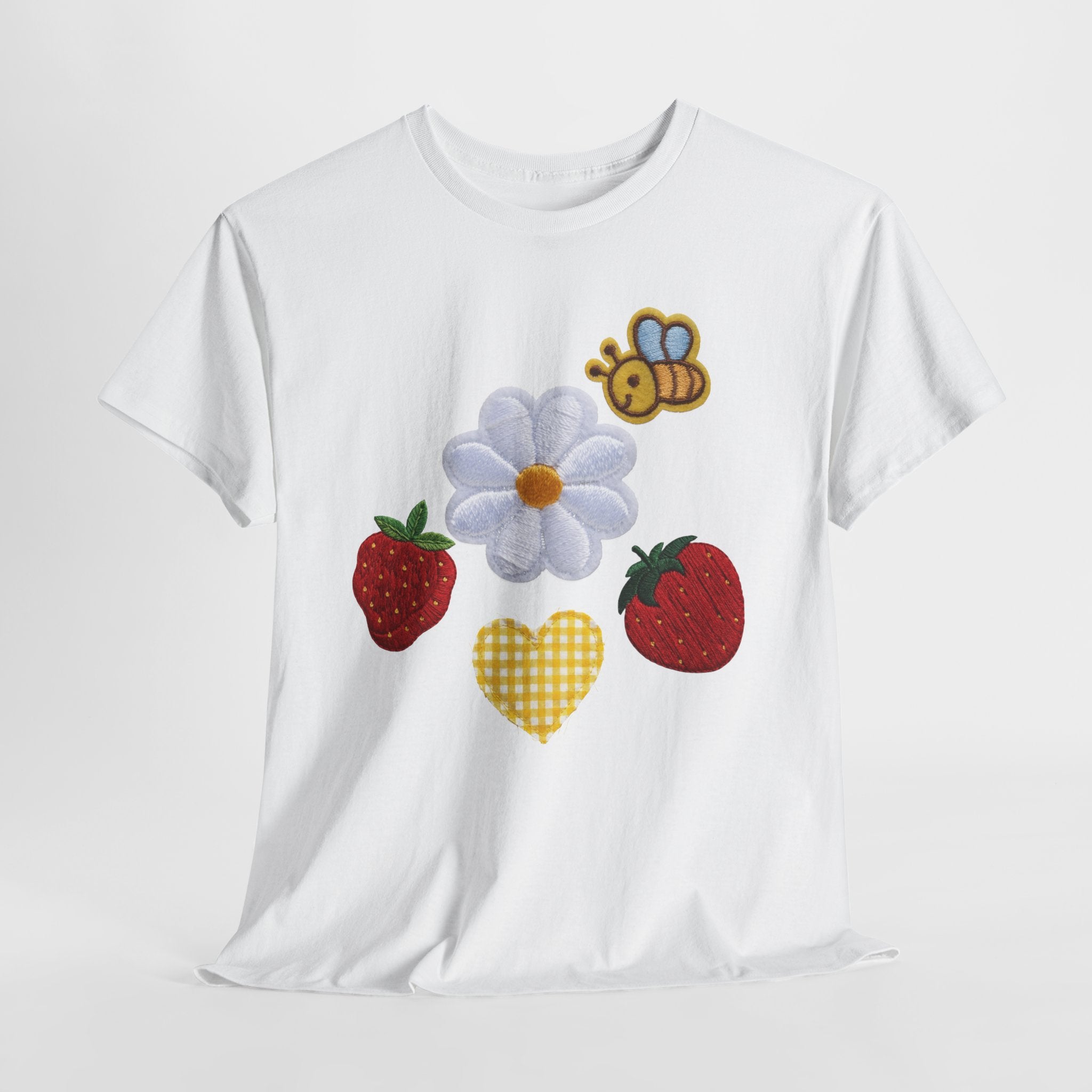 Strawberry Bee Daisy T-Shirt - Heat Mess