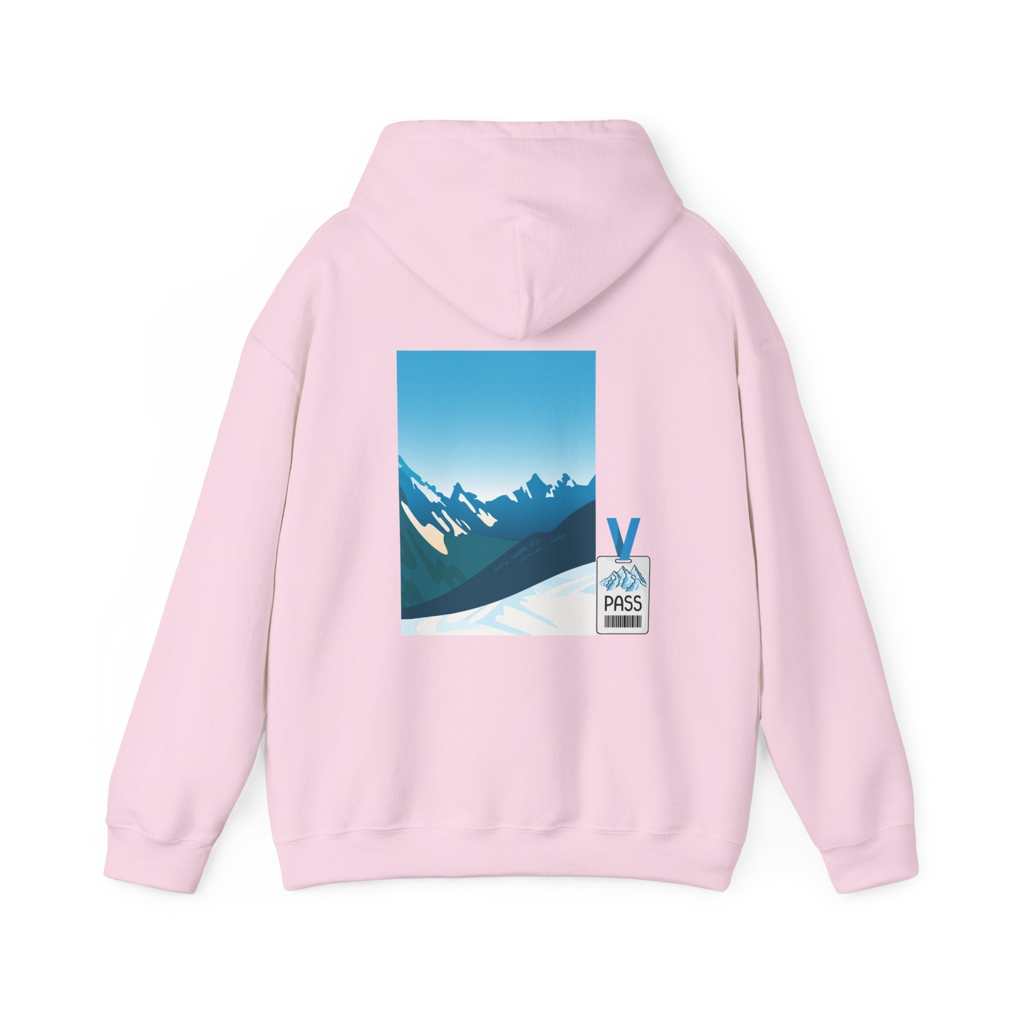 Ski Pass Mountain Hoodie - Heat Mess