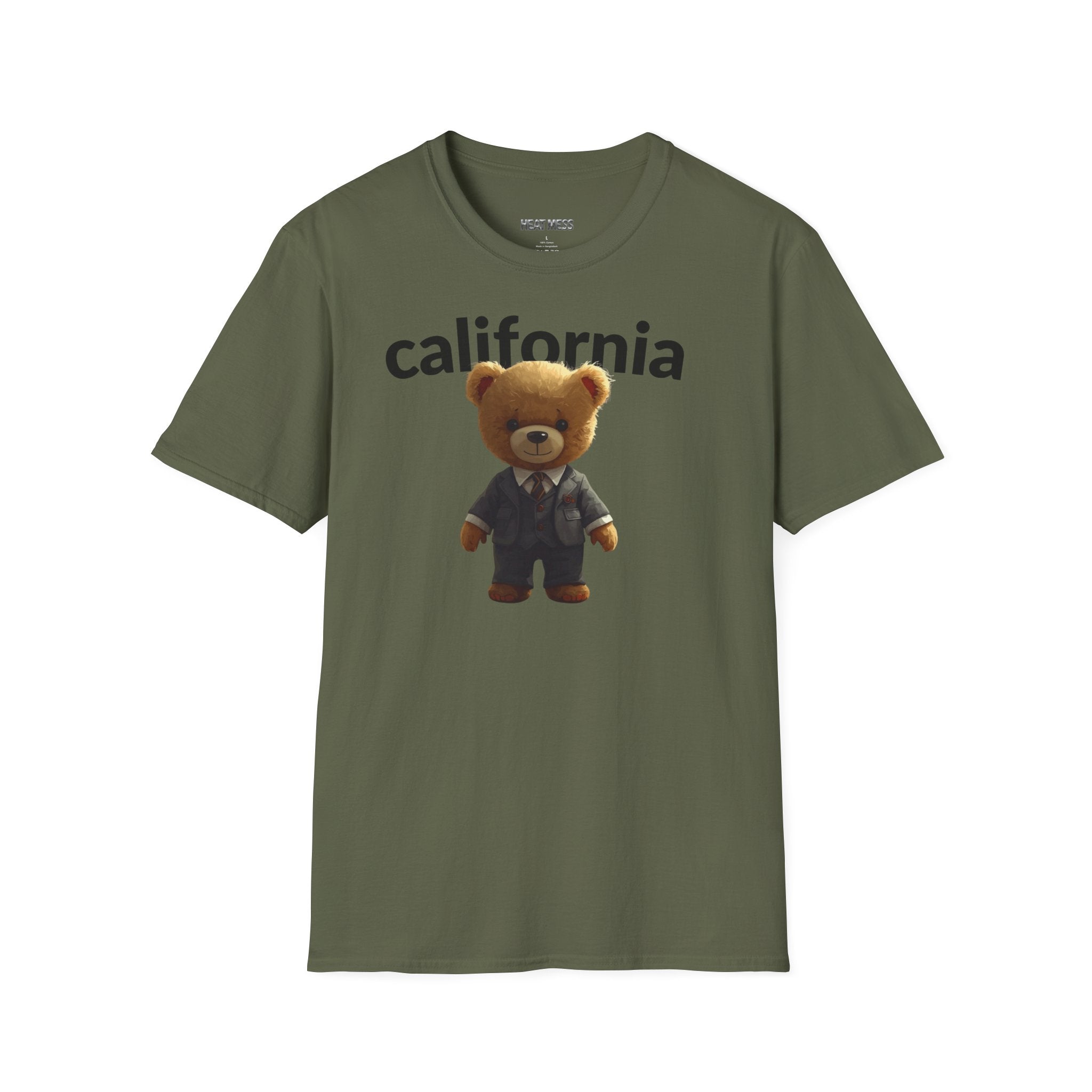 California Teddy Bear T‑Shirt - Heat Mess