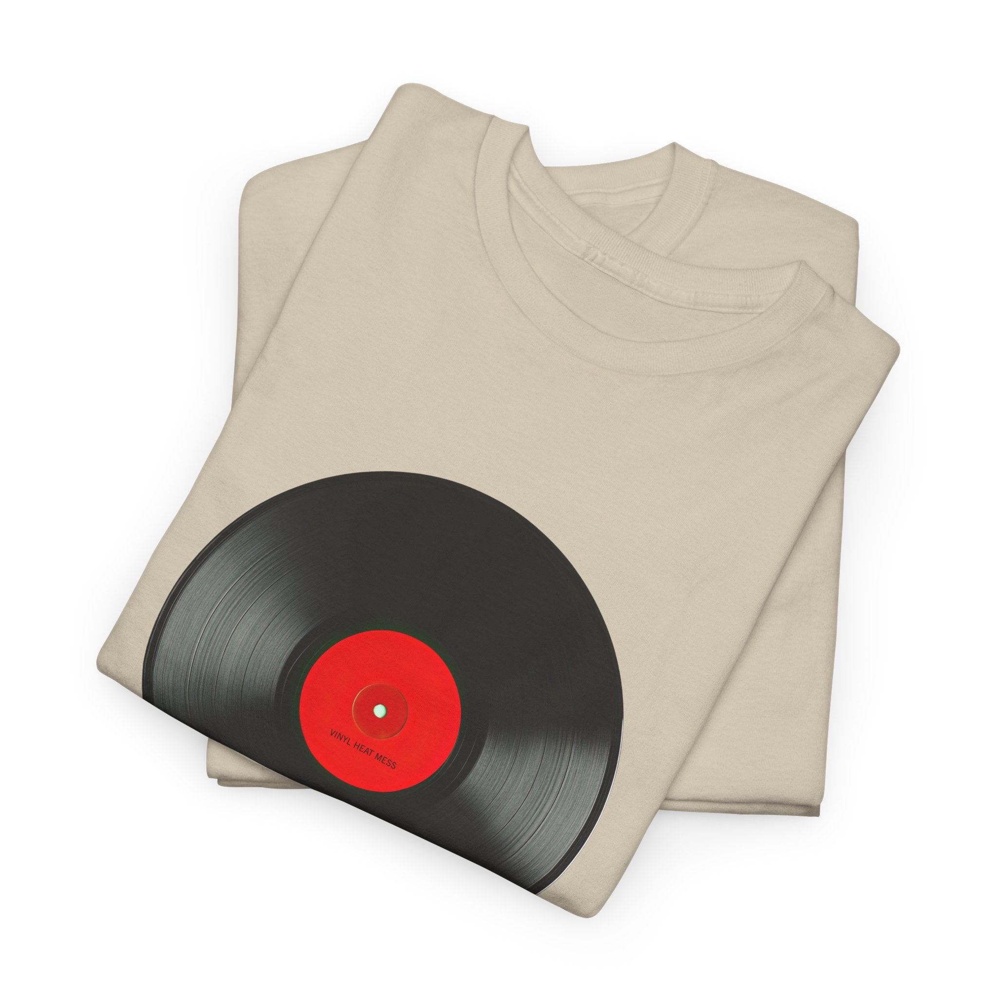 Vinyl Record T- Shirt - Heat Mess