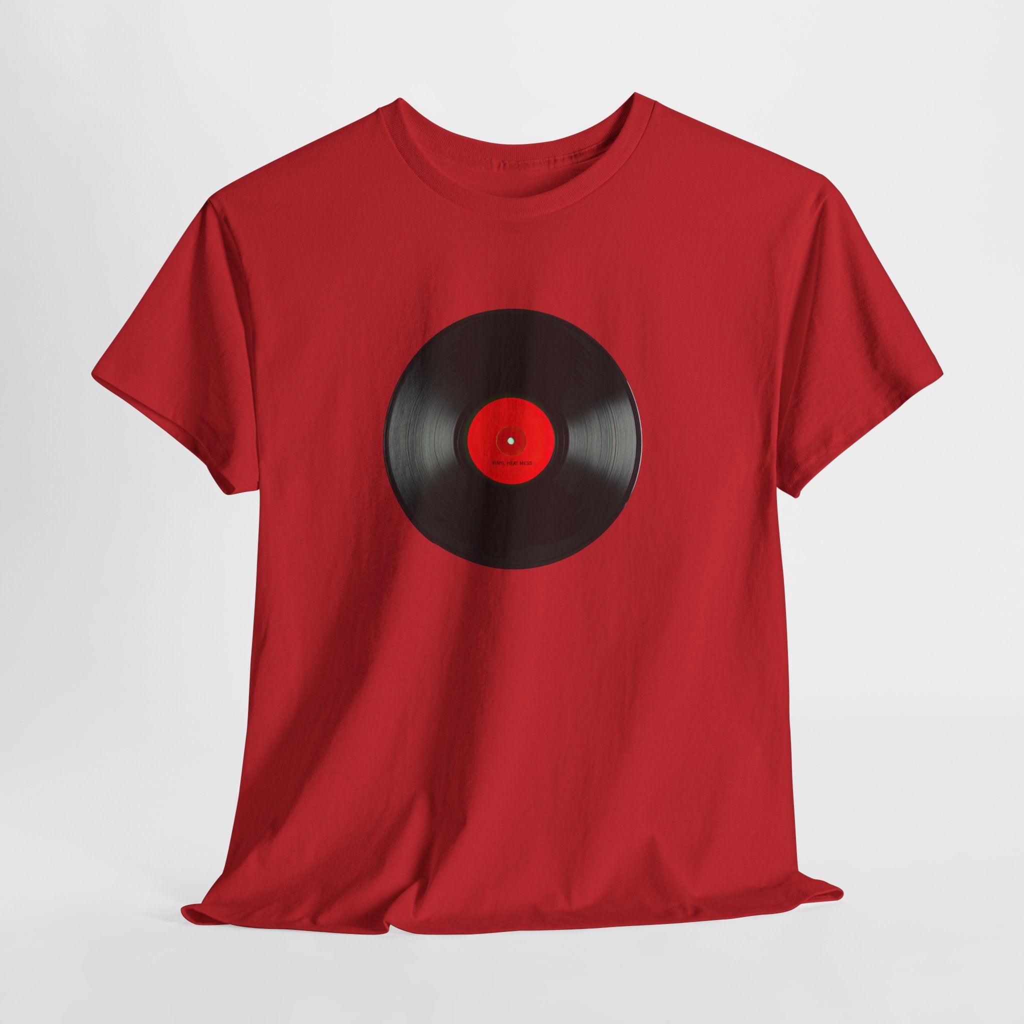 Vinyl Record T- Shirt - Heat Mess