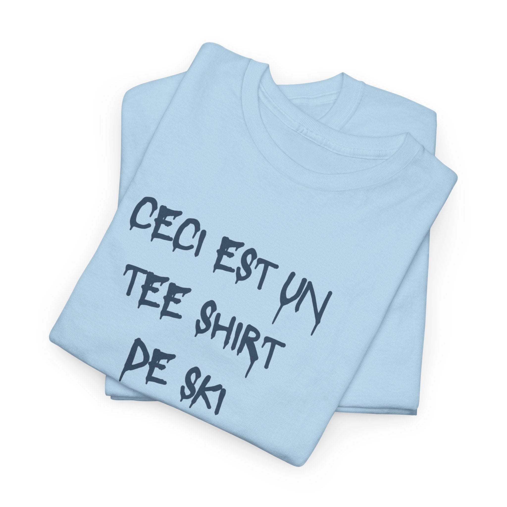 “Ceci est un Tee Shirt de Ski” T-Shirt - Heat Mess