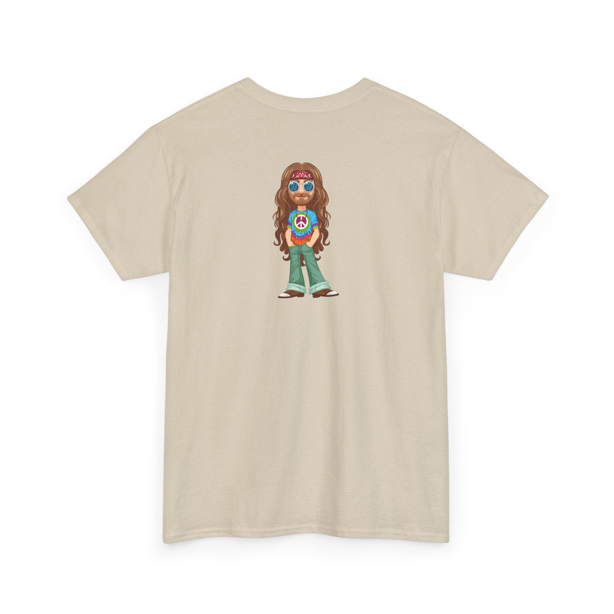 Tie-Dye Hippie Character T-Shirt - Heat Mess