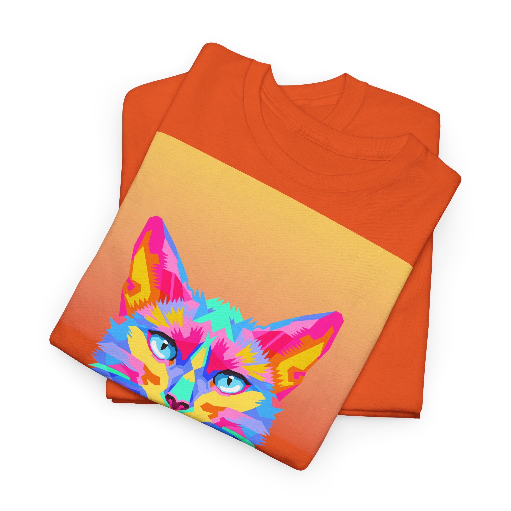 Pop Art Cat T-Shirt - Heat Mess