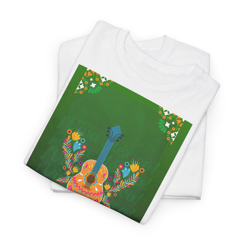 Floral Guitar T-Shirt - Heat Mess