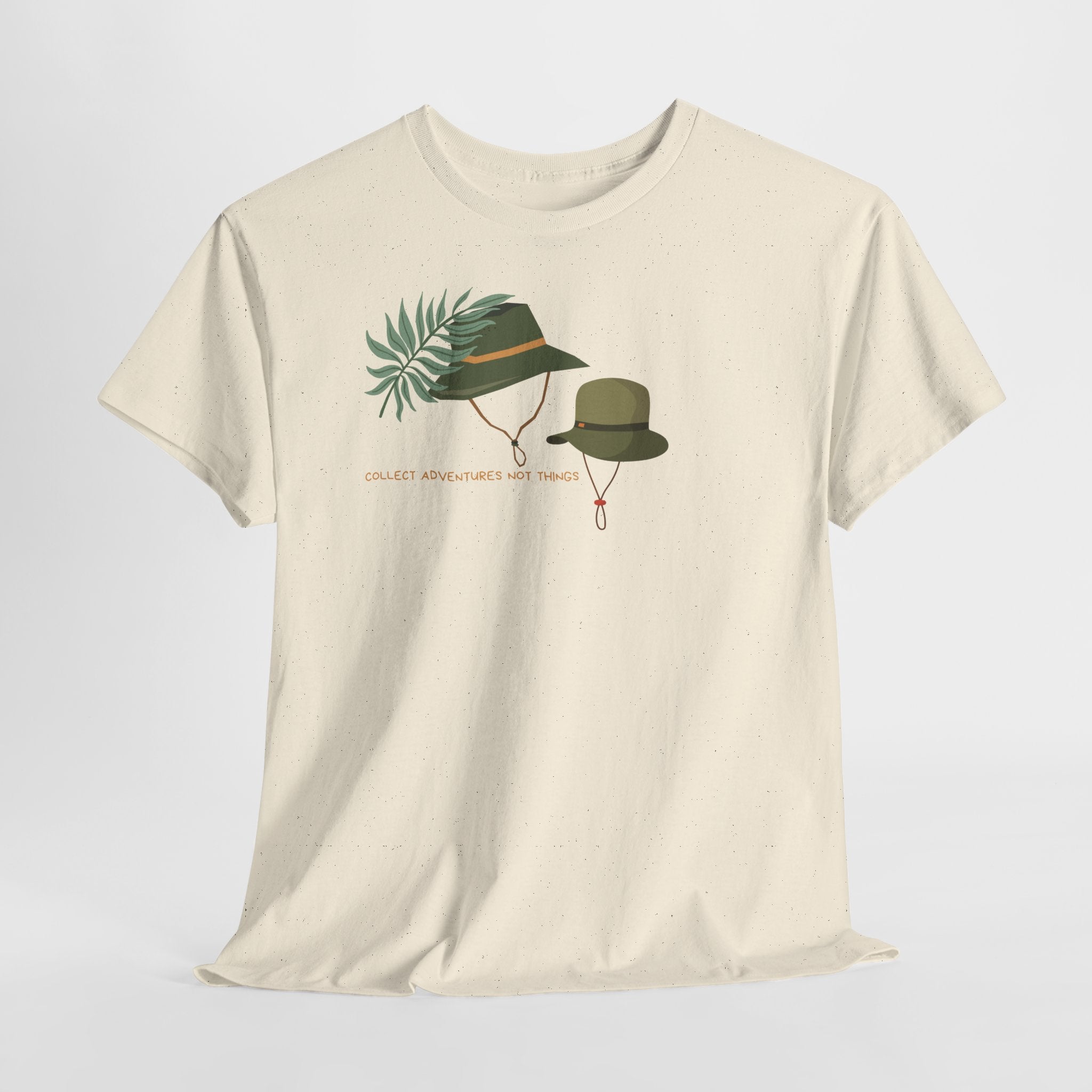 Tropical Palm & Adventure Hats T-Shirt - Heat Mess