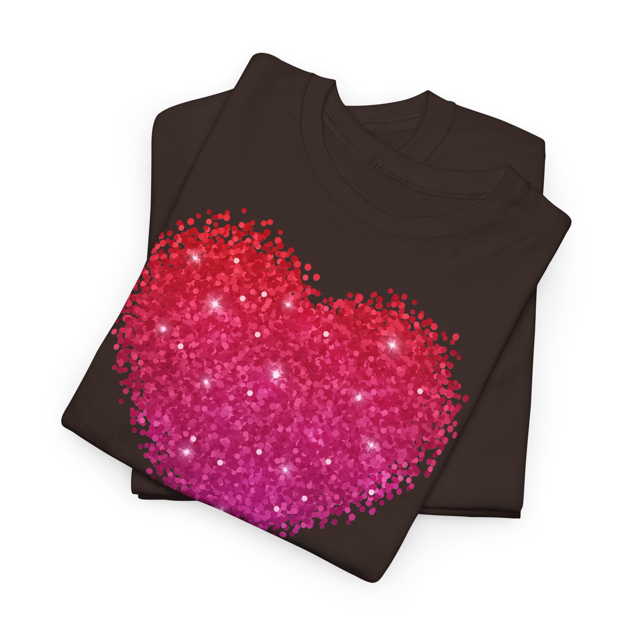 Love Sparkling Heart T‑Shirt - Heat Mess