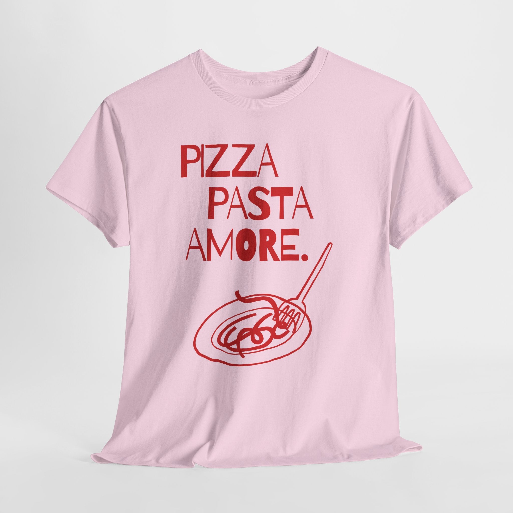 Pizza Pasta Amore T-Shirt - Heat Mess