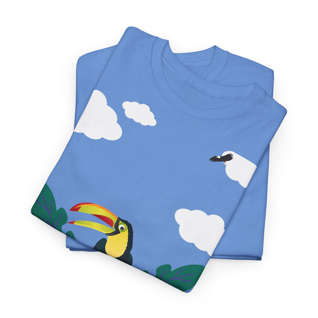Toucan Tropical Jungle T-Shirt - Heat Mess