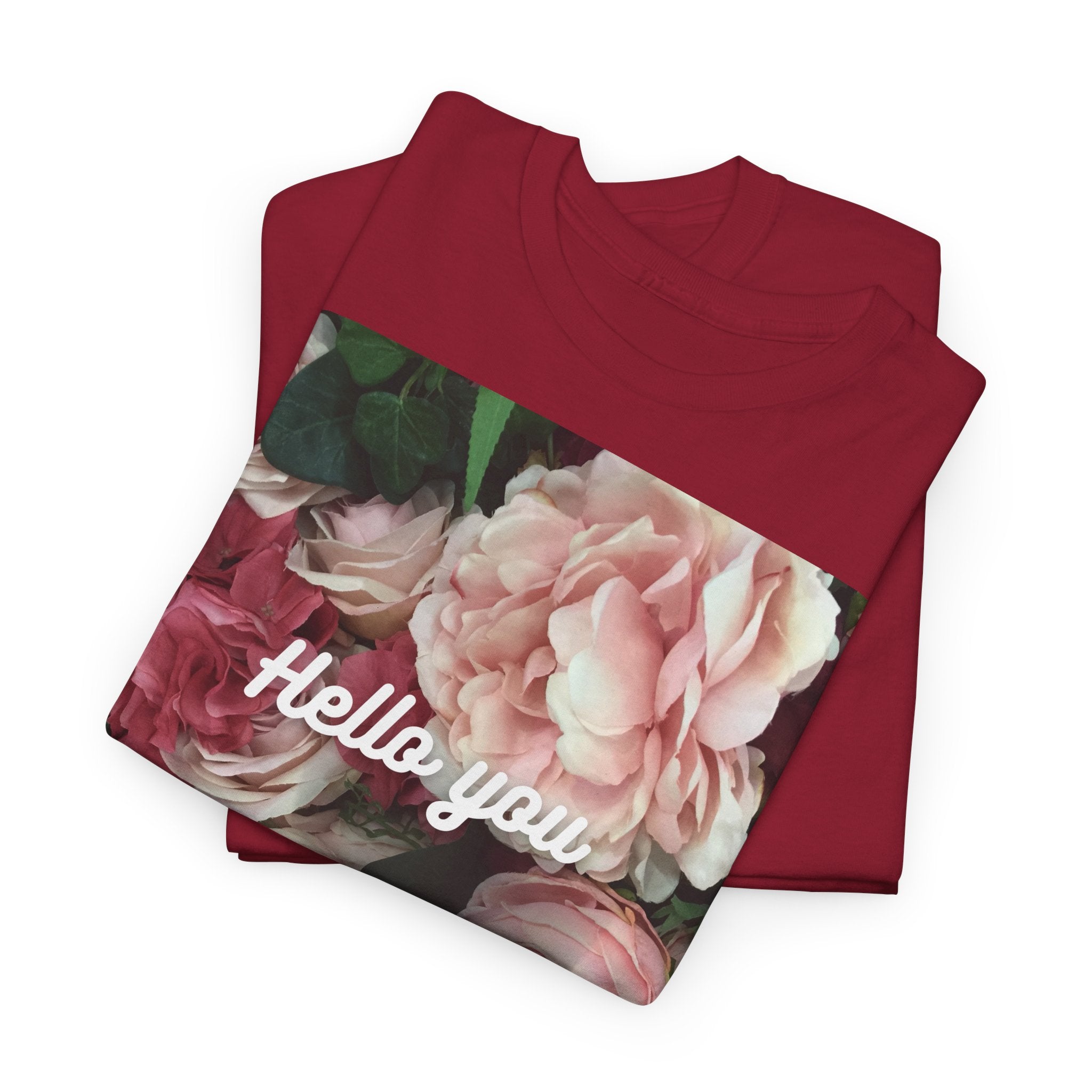 Floral "Hello You" T-Shirt