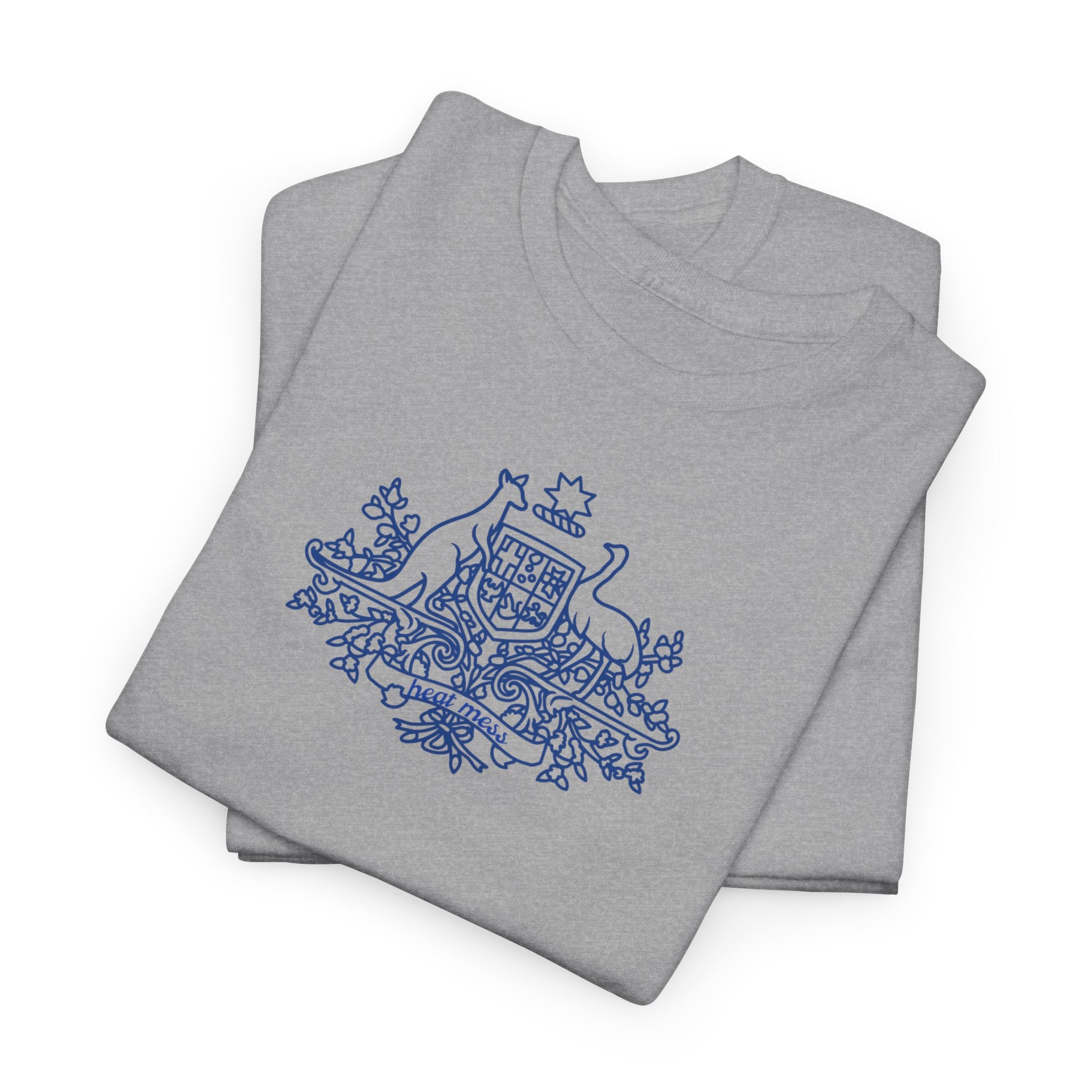 Scenic Cottage Blue Toile T-Shirt - Heat Mess