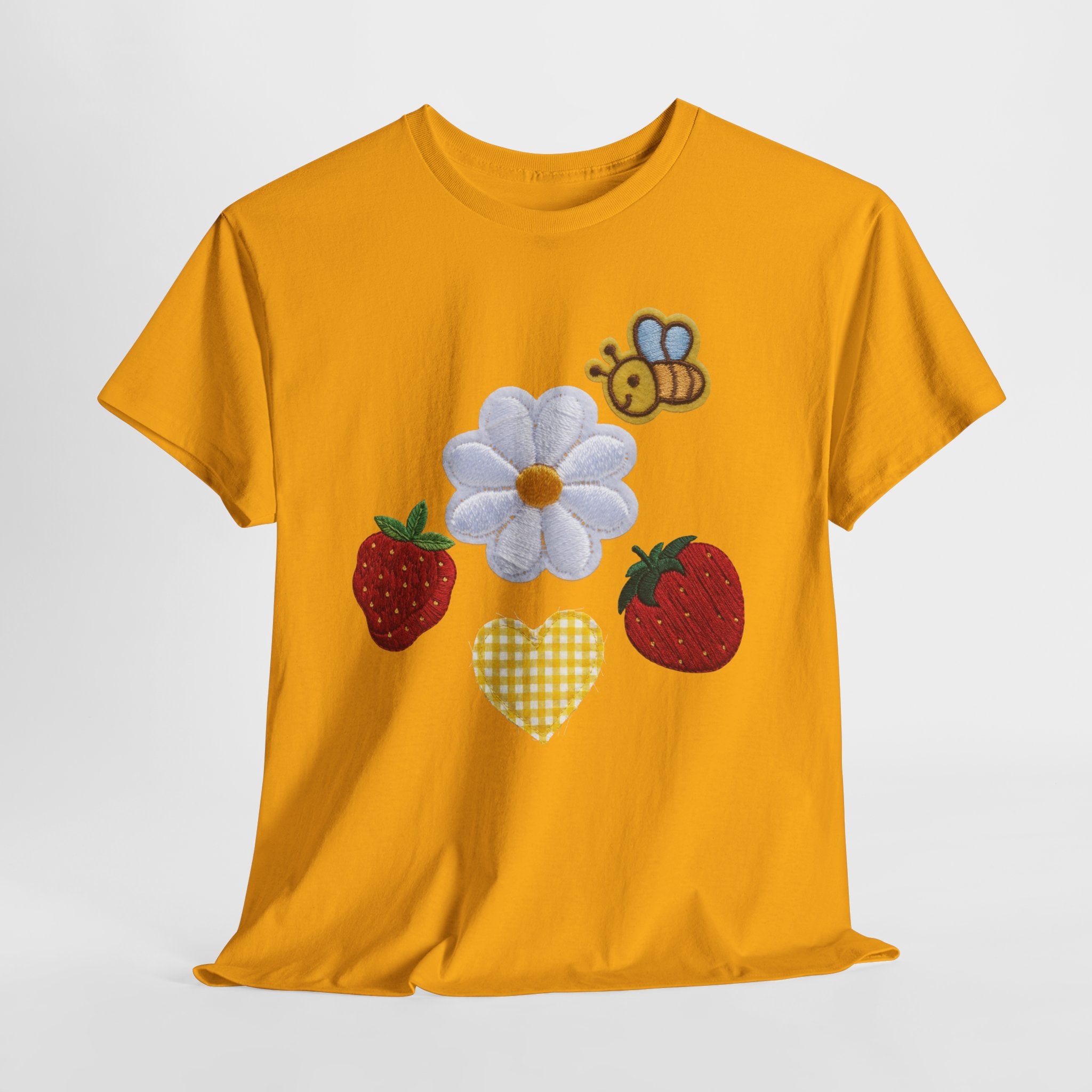 Strawberry Bee Daisy T-Shirt - Heat Mess