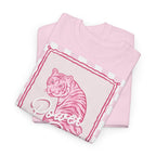 Tiger Power In Pink T-Shirt - Heat Mess