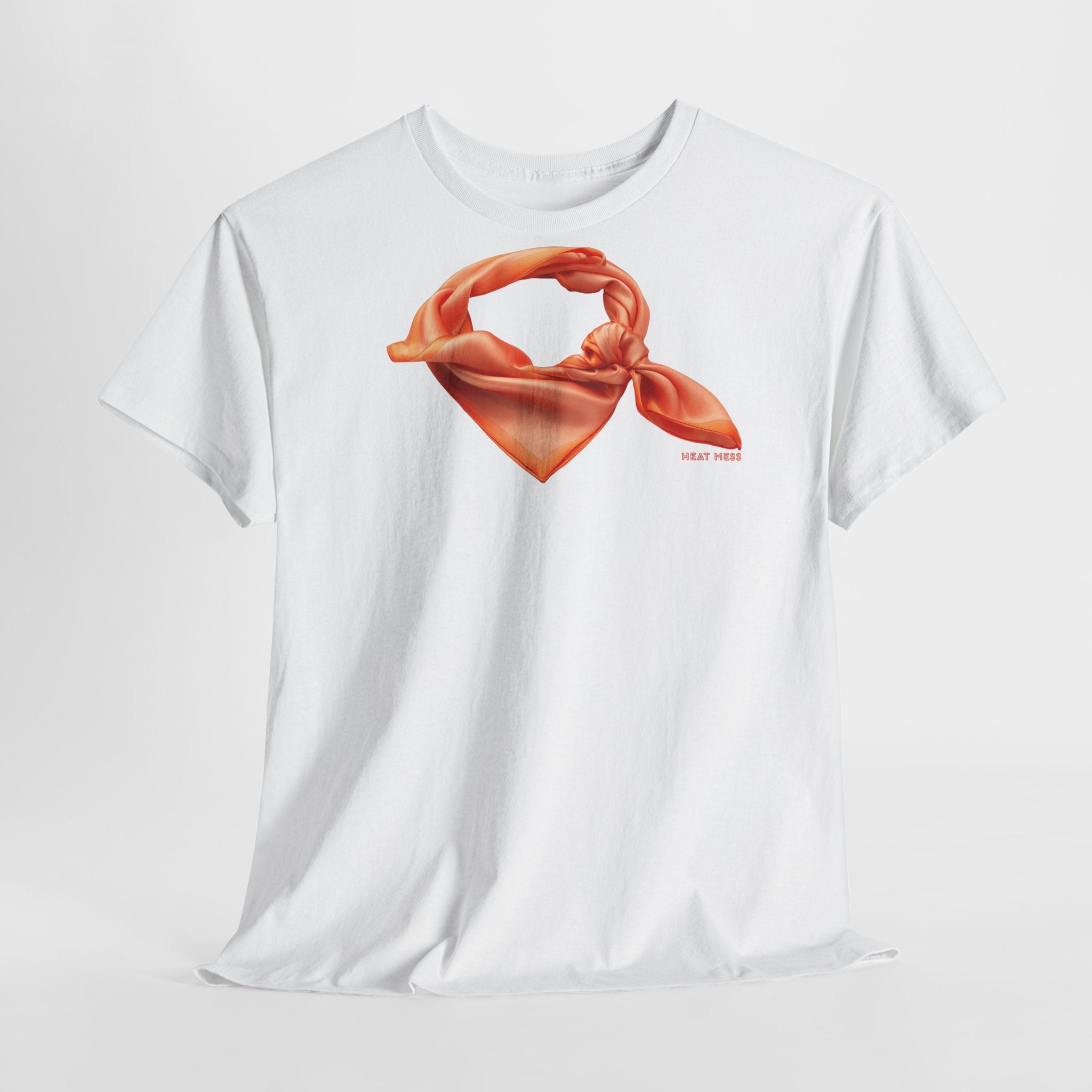 Silk Scarf Graphic T-Shirt - Heat Mess