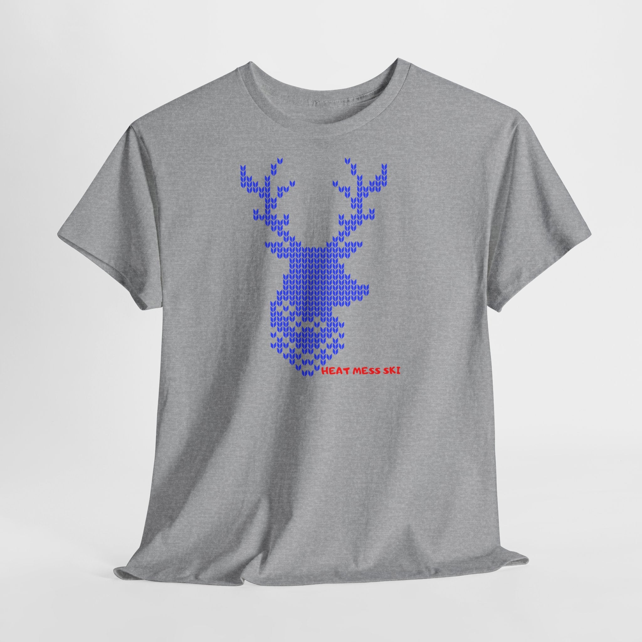 Reindeer Ski T-Shirt - Heat Mess