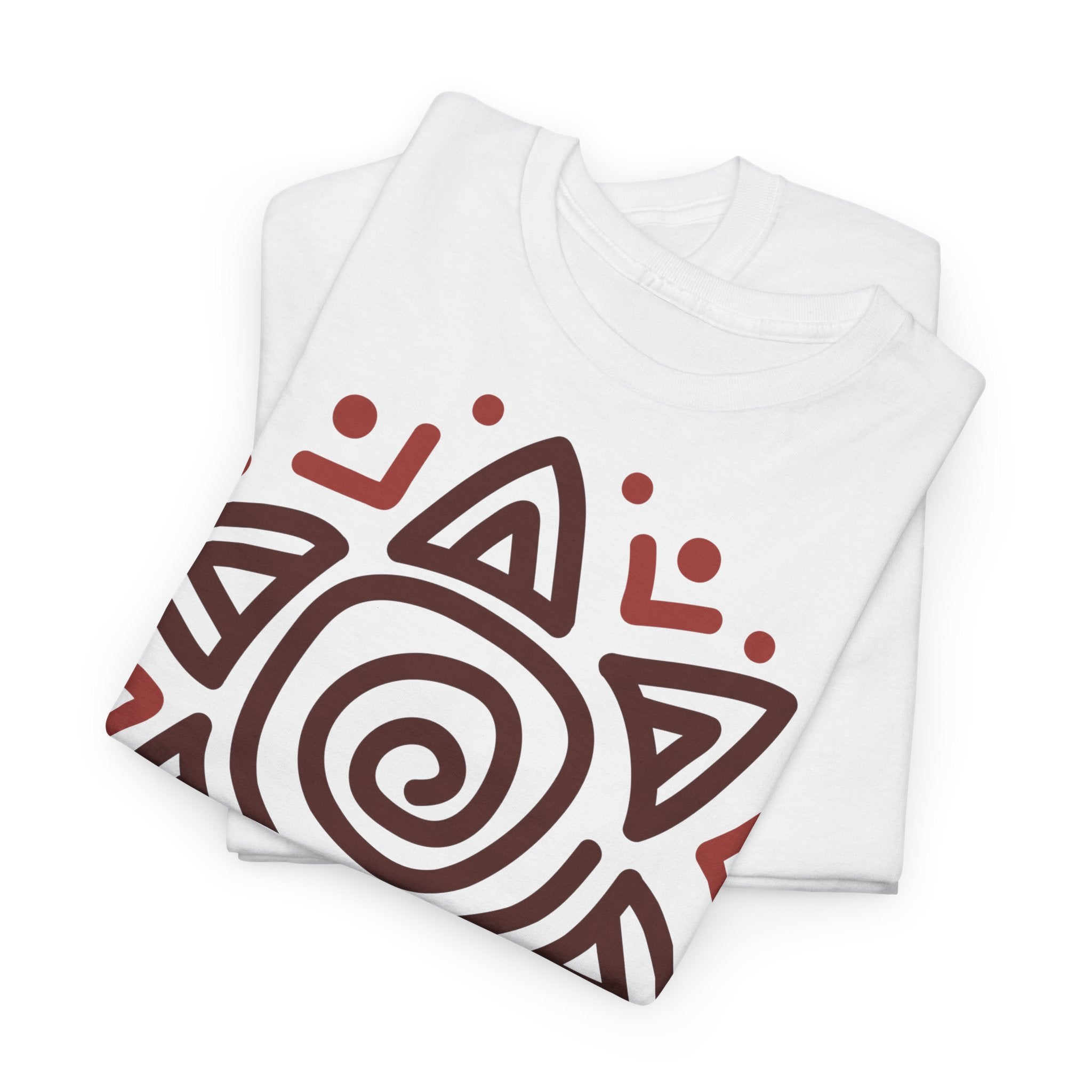 Sun Spiral Boho Tribal Sun T-Shirt - Heat Mess