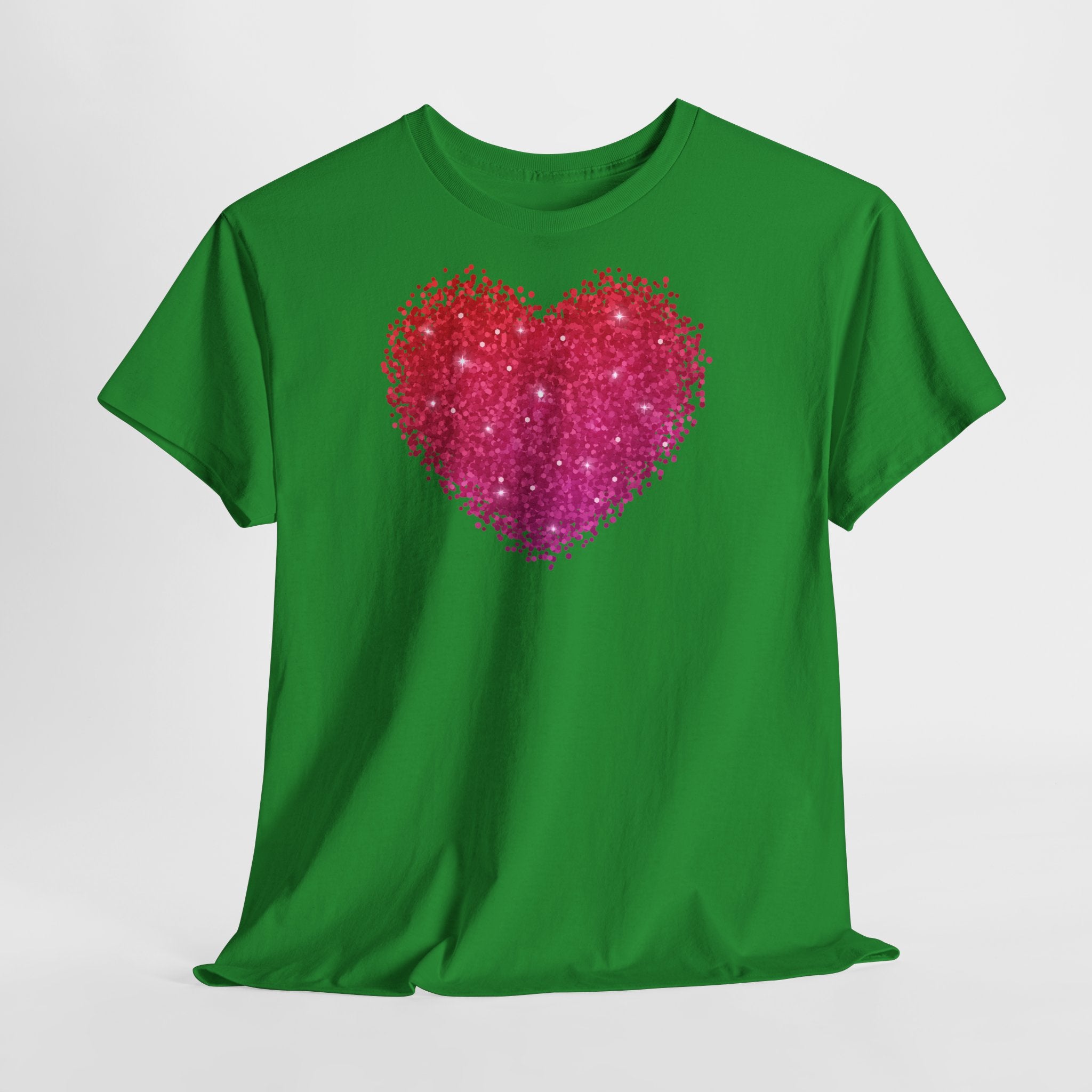 Love Sparkling Heart T‑Shirt - Heat Mess