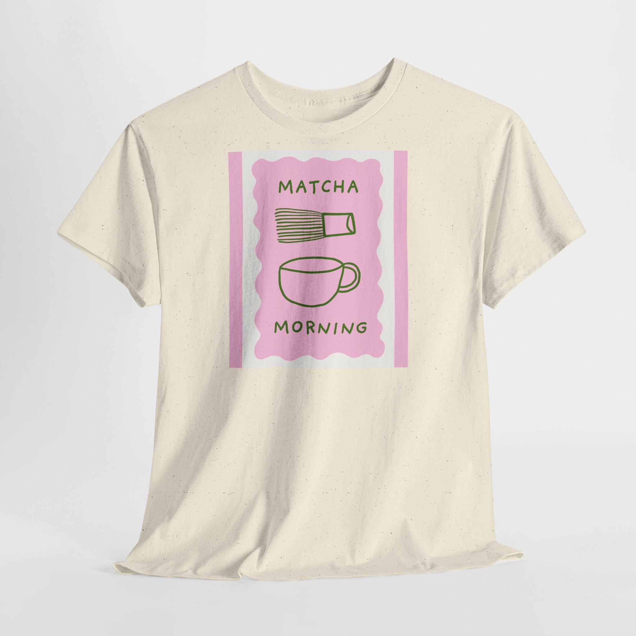 Smart Matcha Morning T-Shirt - Heat Mess