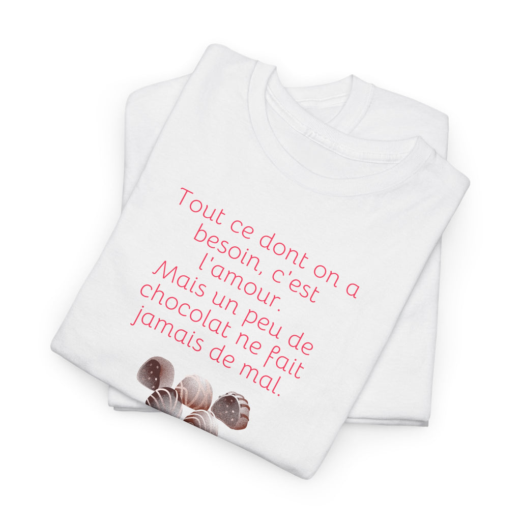 French Chocolate Quote Tee - Heat Mess
