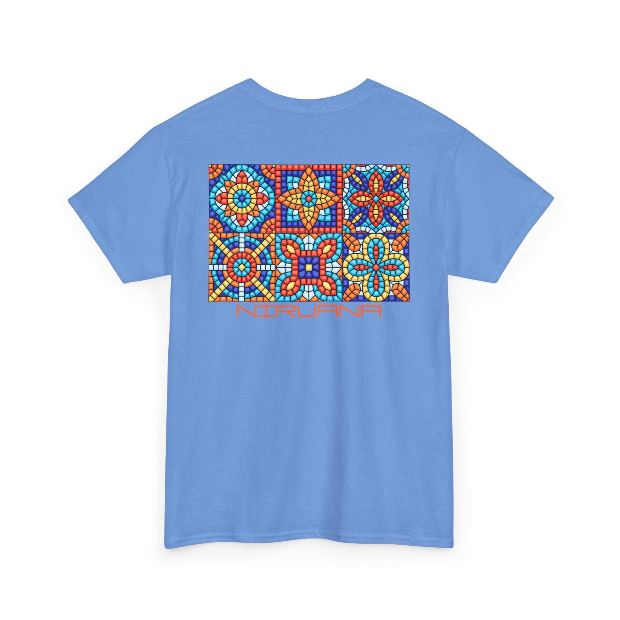 Colorful Mosaic Back Nirvana T-Shirt - Heat Mess