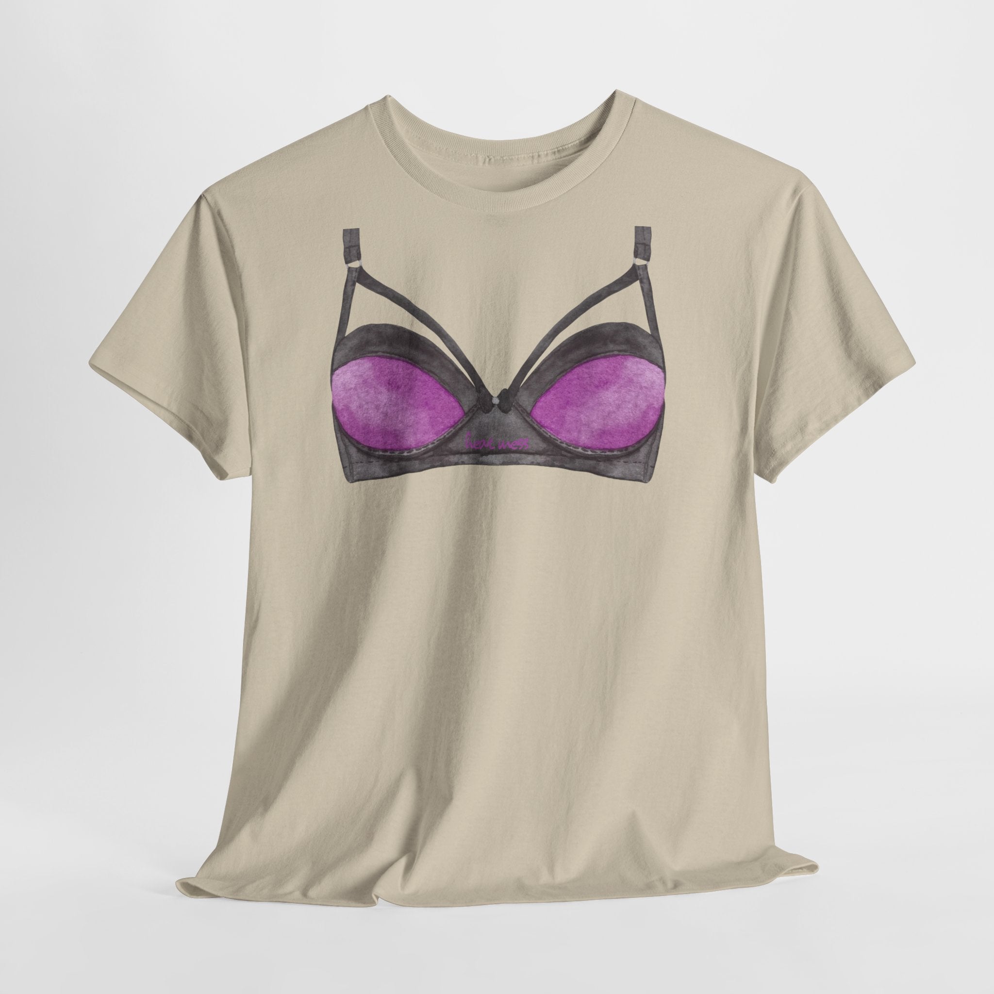 Bra Illustration T‑Shirt - Heat Mess