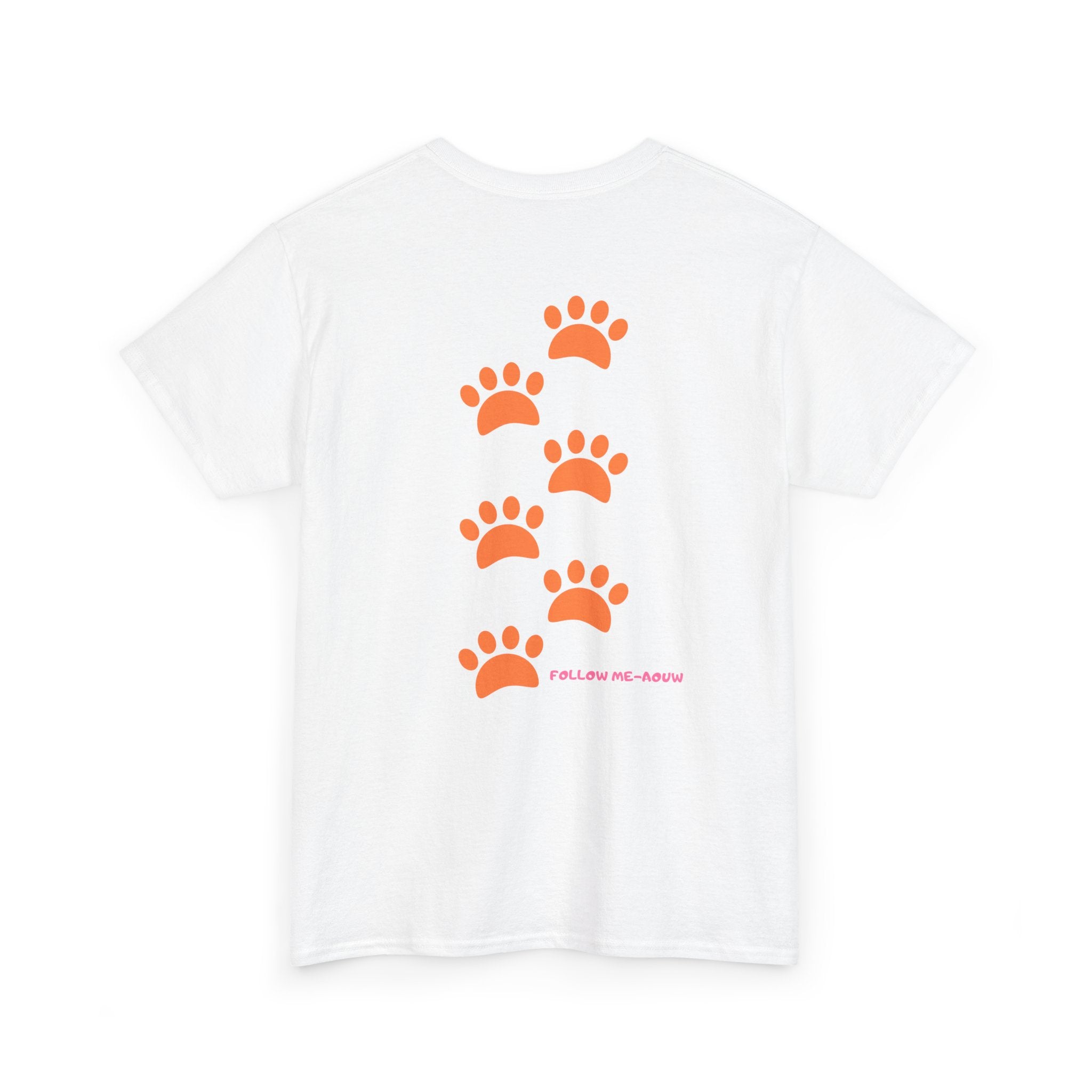 Cat Paw 'Following Me Always' T-Shirt - Heat Mess