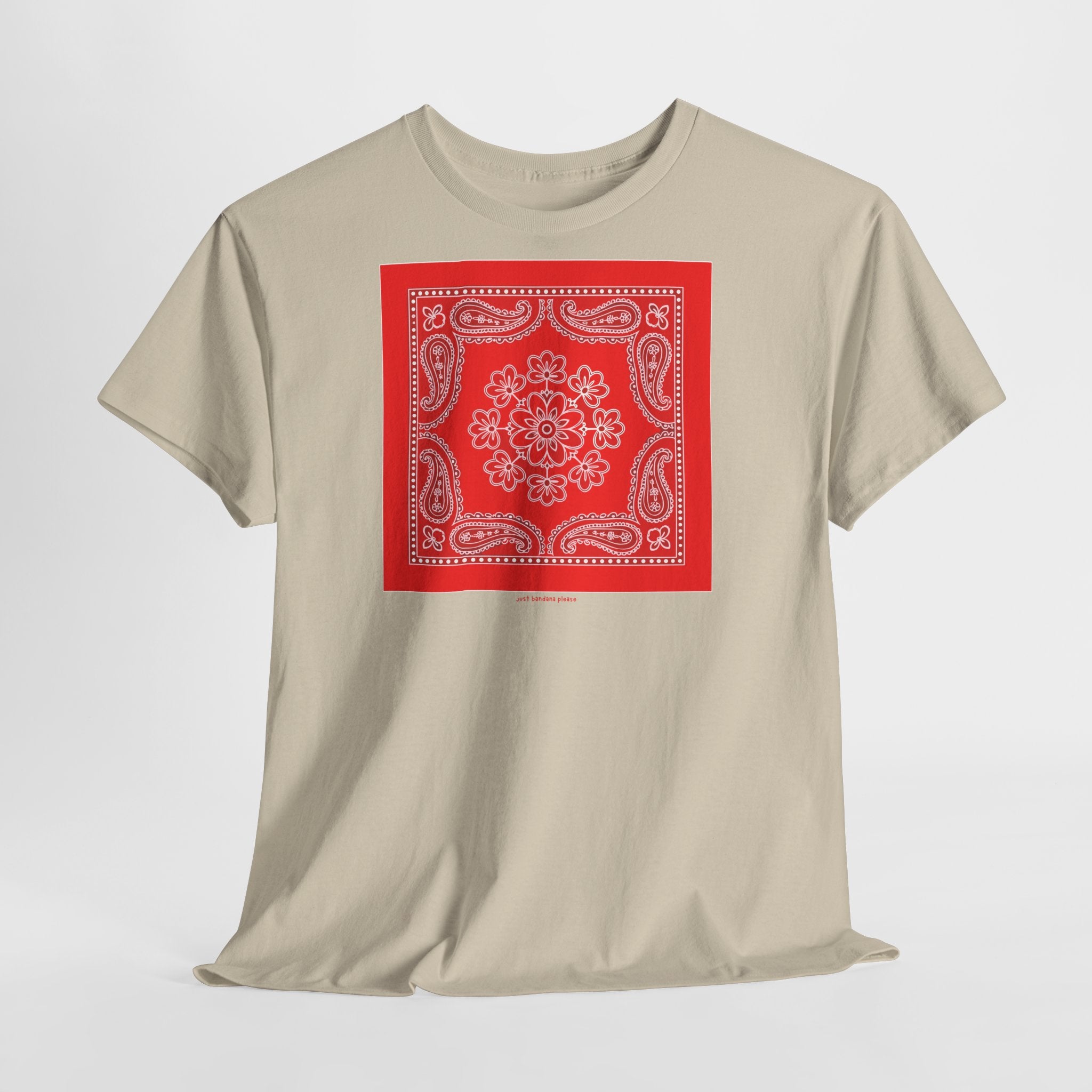 Red Bandana Square T-Shirt - Heat Mess