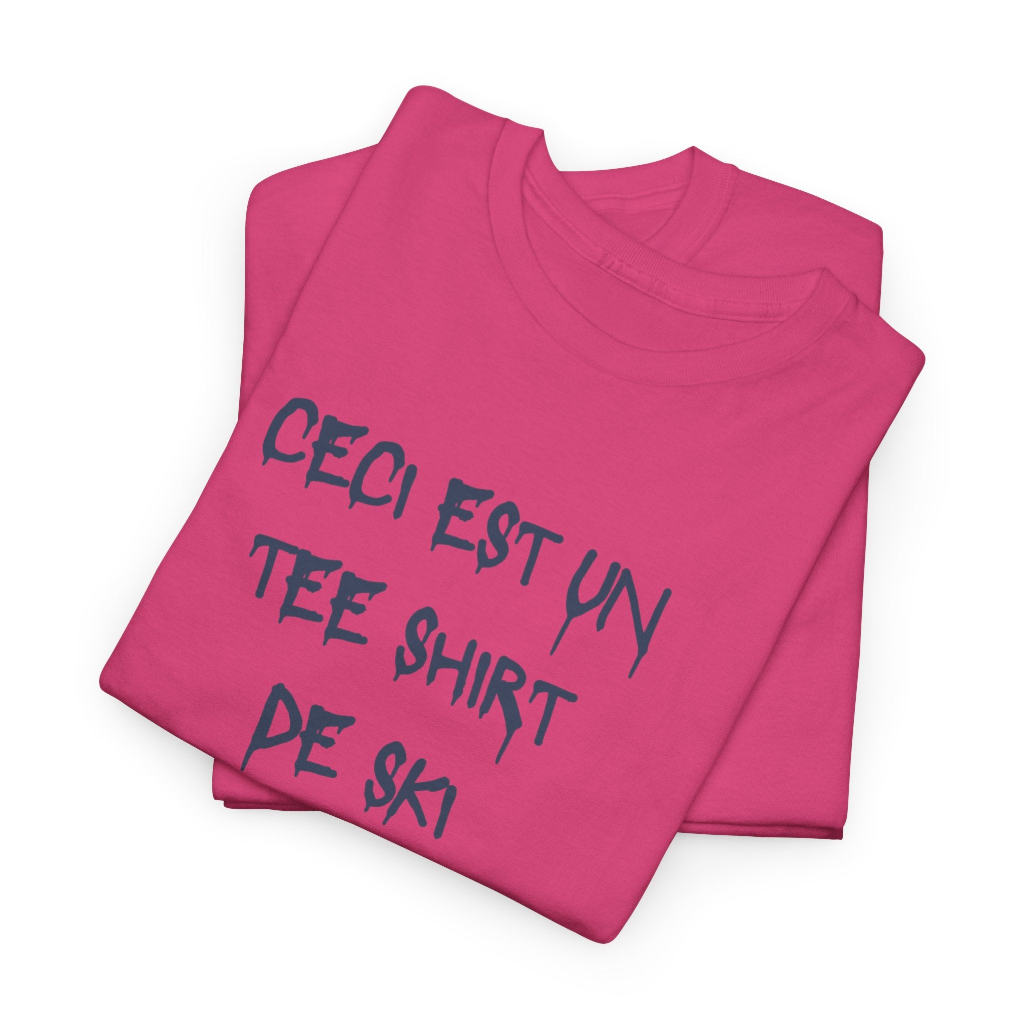 “Ceci est un Tee Shirt de Ski” T-Shirt - Heat Mess