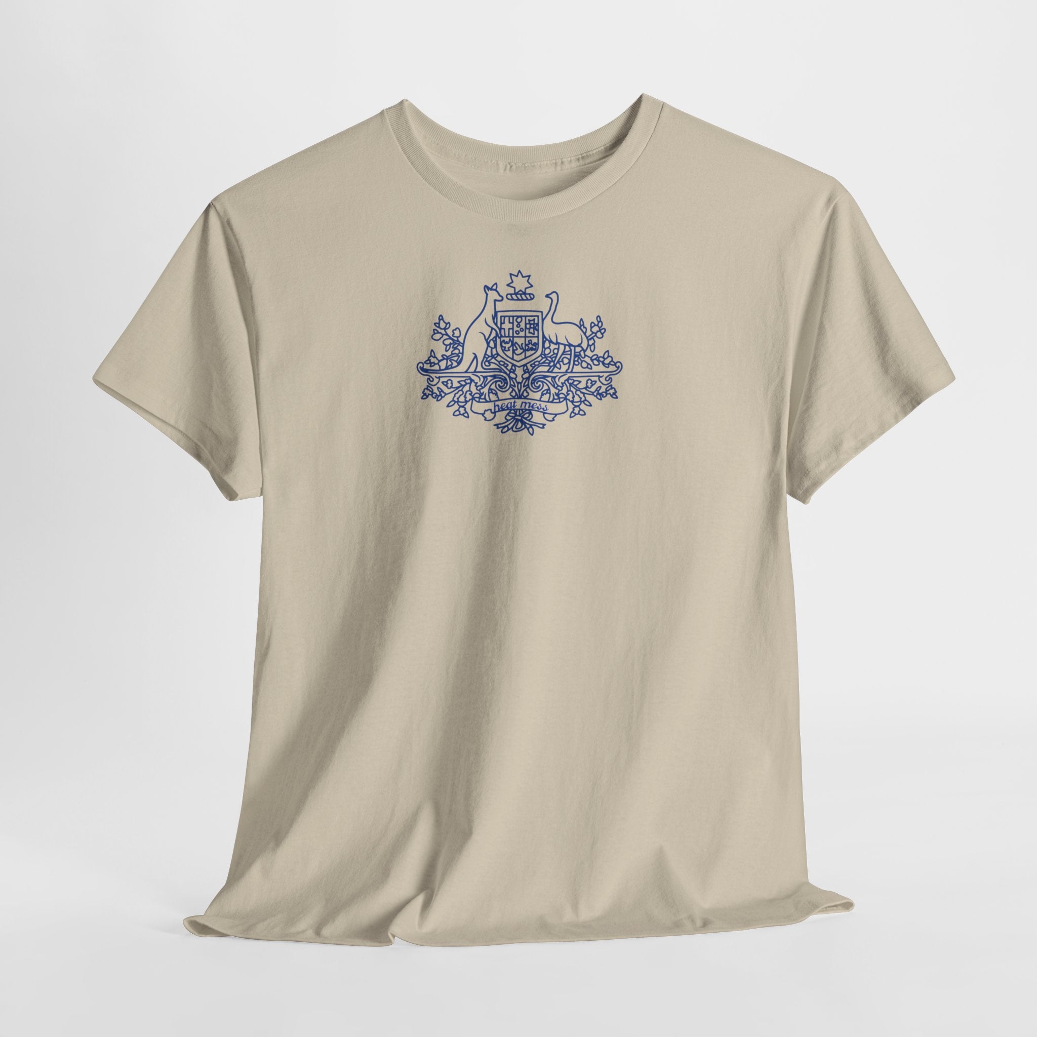 Scenic Cottage Blue Toile T-Shirt - Heat Mess
