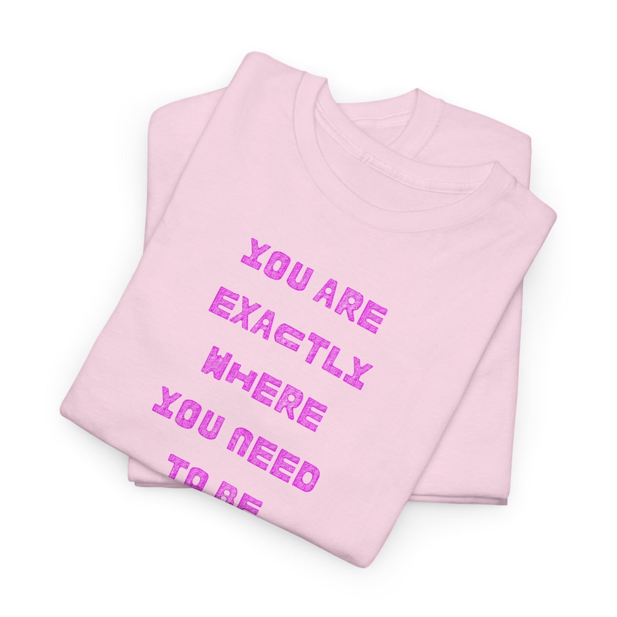 "You Are Exactly Where You Need to Be" T-Shirt