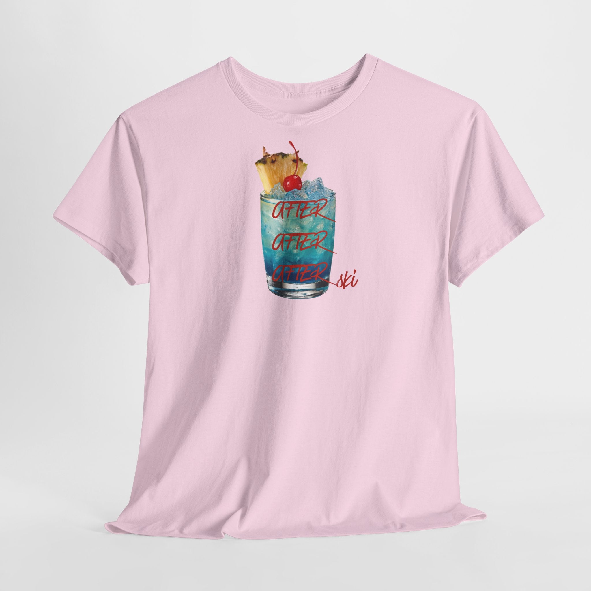 Cocktail Glass After Ski T-Shirt - Heat Mess